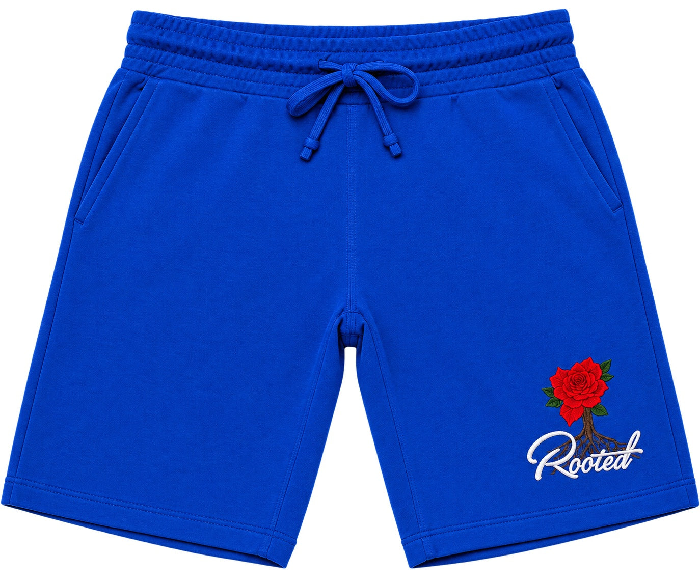 Rooted Blue Rose Logo Heavyweight Fleece Shorts