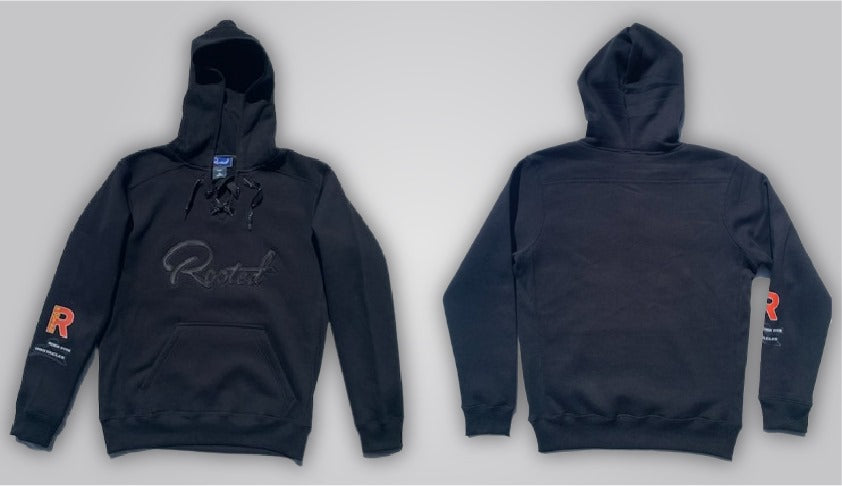 Custom Rooted Lace Up Hoodie