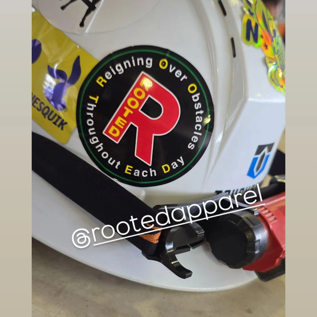 Retro “R” Racing Sticker
